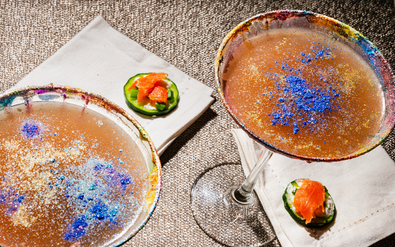 Glitter and Cannabis Make These Appetizers Show Stoppers